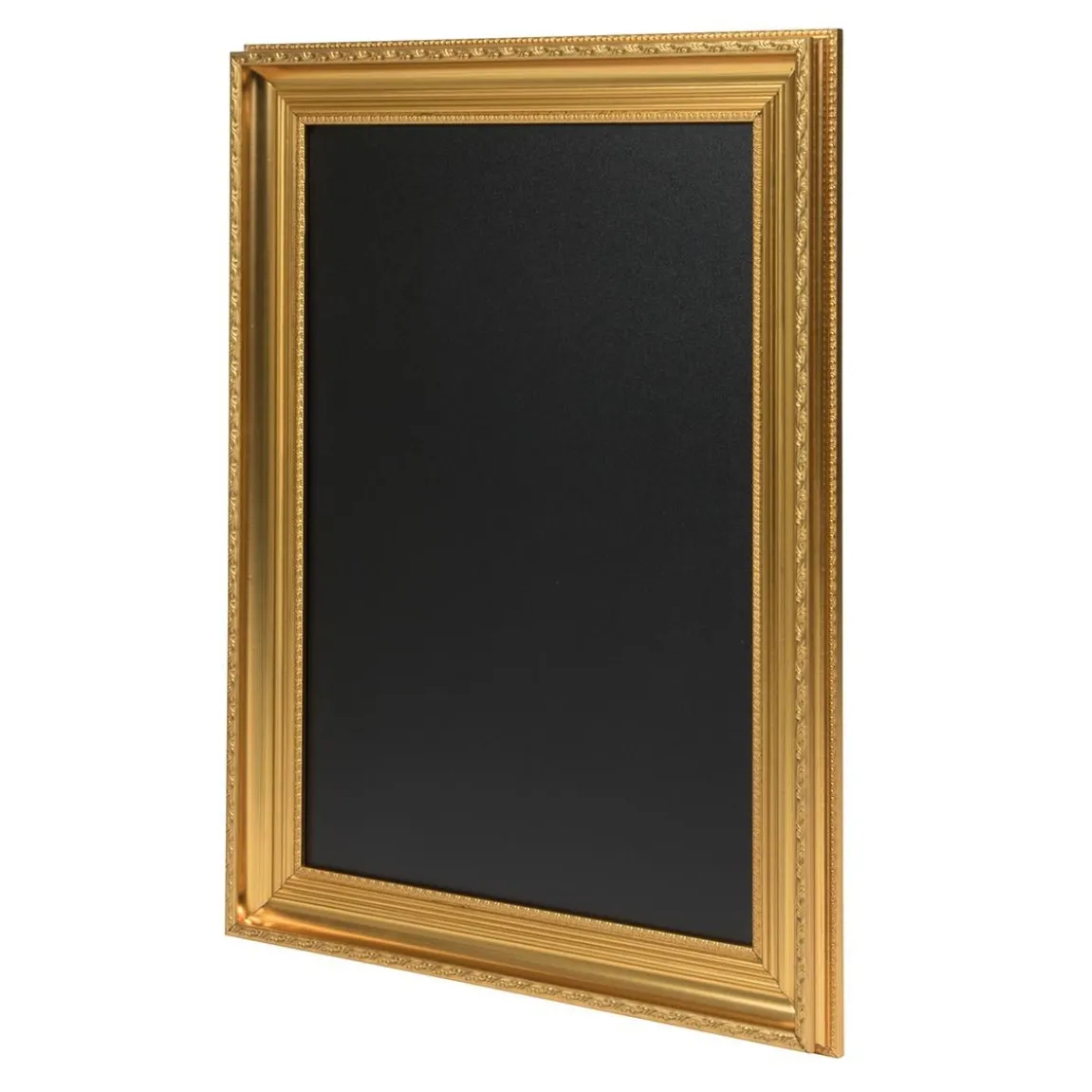 Griffeltavla Securit Med Guldram För Vägg 47x68cm Skrivyta