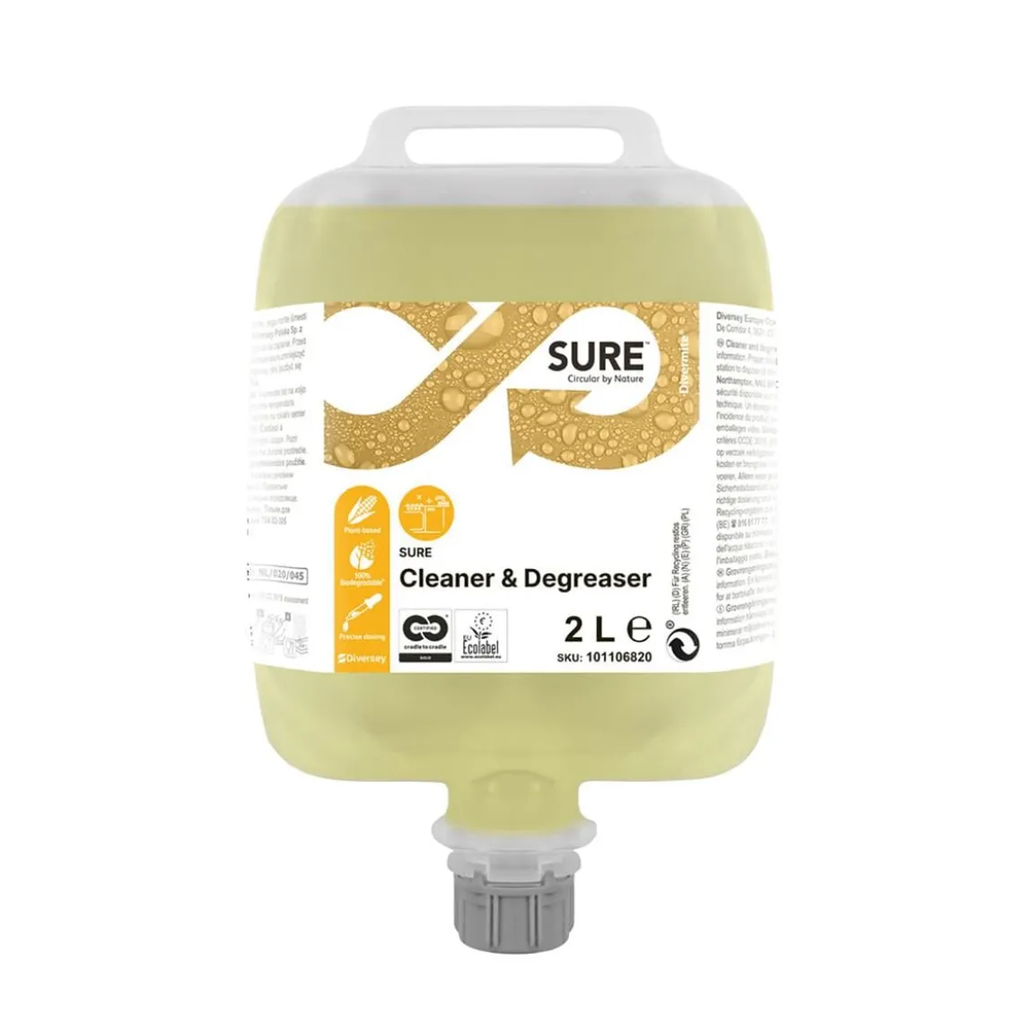 Grovrengöring Diversey Sure Cleaner & Degreaser DVM W4694 2L