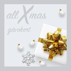 Gåvokort allXmas Vit 1 Gåva