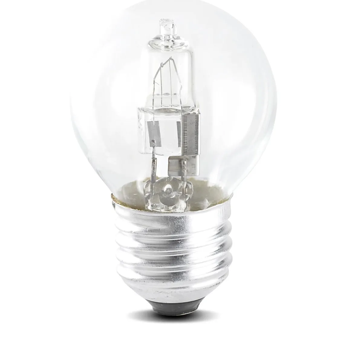 Halogenlampa Leuci E27 28W(37W) Klar Klot Dimbar