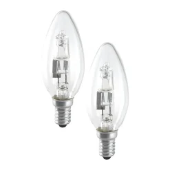 Halogenlampa Leuci E14 18W(24W) Klar Kron Dimbar