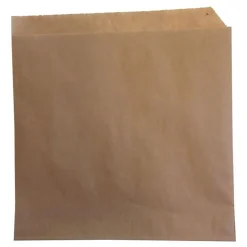 Hamburgerficka Kraft Plastfri Brun 150x150mm