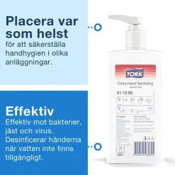 Handdesinfektion Tork Extra Alkogel 500ml