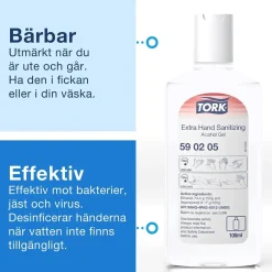 Handdesinfektion Tork Extra Alkogel 100ml