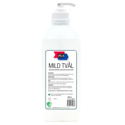 Hand- och Duschtvål PLS Mild Tvål Oparfymerad Med Pump 600ml