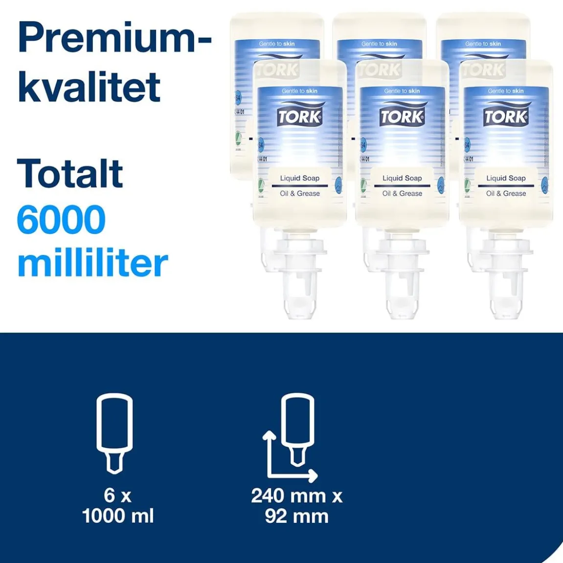 Handrent Tork S4 Industritvål Oil & Greasy 1L