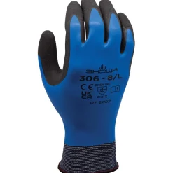 Handske Showa 306 Latexbelagd 6/7-S