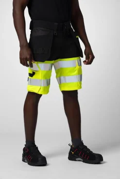 Hantverksshorts Projob 6580 Klass 1 Varselgul/Svart C44