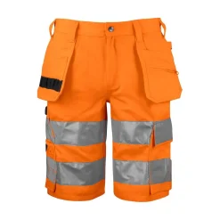Hantverksshorts Projob 6535 Varselorange/Svart C42