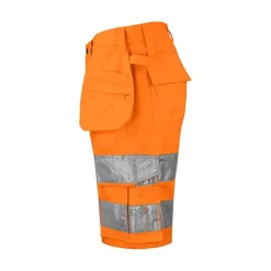 Hantverksshorts Projob 6535 Varselorange/Svart C42