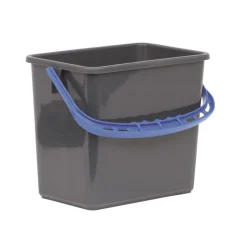 Hink Rektangulär Blått Handtag Grå 6L