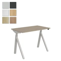 Höj-& Sänkbart skrivbord Lanab El Ek/Silver 1000x600mm