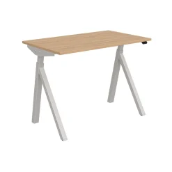 Höj-& Sänkbart skrivbord Lanab El Ek/Silver 1000x600mm