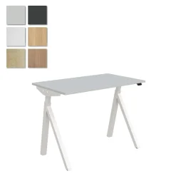 Höj-& Sänkbart skrivbord Lanab El Ek/Vit 1000x600mm