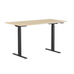 Höj-& Sänkbart skrivbord Lotus 2 motorer Sva/Ek 1200x800mm