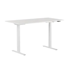 Höj-& Sänkbart skrivbord Lotus 2 motorer Vit/Vit 1600x800mm