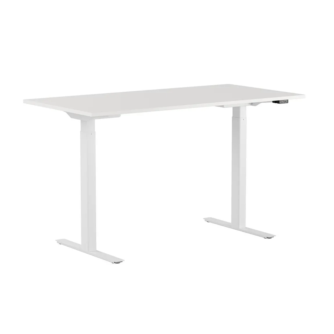 Höj-& Sänkbart skrivbord Lotus 2 motorer Vit/Vit 1400x800mm