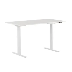 Höj-& Sänkbart skrivbord Lotus 1 motor Vit/Vit 1200x800mm