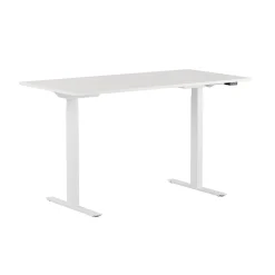 Höj-& Sänkbart skrivbord Lotus 2 motor Vit/Vit 1200x800mm