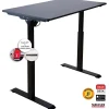 Höj- Sänkbart Skrivbord Sun-Flex Easydesk Elite svart 1200x600 mm