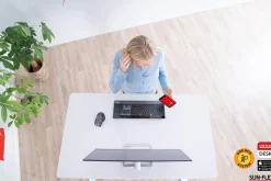 Höj- Sänkbart Skrivbord Sun-Flex Easydesk Elite svart 1200x600 mm