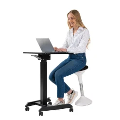 Höj- Sänkbart Skrivbord Sun-Flex Easydesk Pro svart 600x520 mm