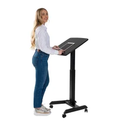 Höj- Sänkbart Skrivbord Sun-Flex Easydesk Pro svart 600x520 mm