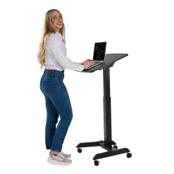 Höj- Sänkbart Skrivbord Sun-Flex Easydesk Pro svart 600x520 mm