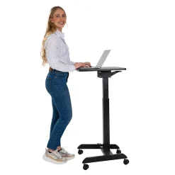 Höj- Sänkbart Skrivbord Sun-Flex Easydesk Pro svart 600x520 mm