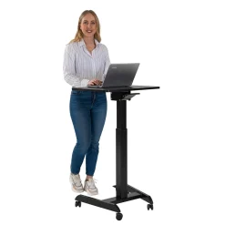 Höj- Sänkbart Skrivbord Sun-Flex Easydesk Pro svart 600x520 mm