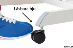 Höj- Sänkbart Skrivbord Sun-Flex Easydesk Pro vit 600x520 mm