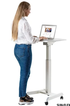 Höj- Sänkbart Skrivbord Sun-Flex Easydesk Pro vit 600x520 mm
