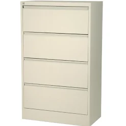 Hängmappsskåp Agrippa Flanköppning 4-låd 802x1320x425mm