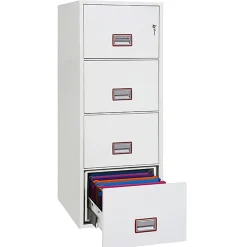 Hängmappsskåp Altikon FS 2274K. 120P Brandsäkert 120/60 min vit 1448x570x700 mm 330 kg