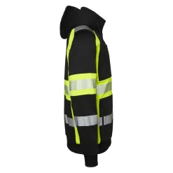 Hoodtröja Top Swede 603 Varselgul/Svart XS