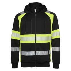 Hoodtröja Top Swede 603 Varselgul/Svart XS