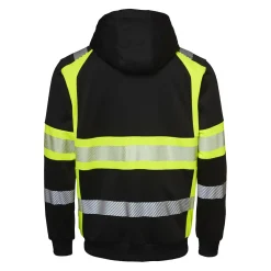 Hoodtröja Top Swede 603 Varselgul/Svart XS