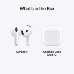 Hörlurar Apple AirPods 4 Med Laddningsetui USB-C