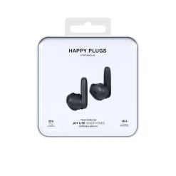 Hörlurar Happy Plugs Joy Lite Svart