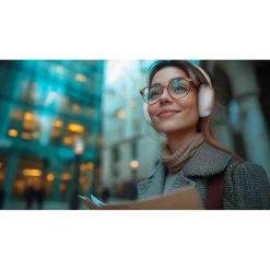 Hörlurar Mixx Over-Ear Trådlös StreamQ D3 ANC Sand