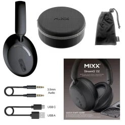 Hörlurar Mixx Over-Ear Trådlös StreamQ D2 Svart