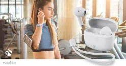 Hörlurar Nedis Trådlösa In Ear Vit