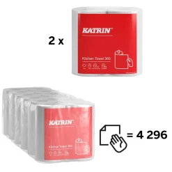Hushållspapper Katrin 360 1-lg Vit 100m
