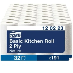 Hushållspapper Tork Universal Basic 2-lg Ofärgad 26m