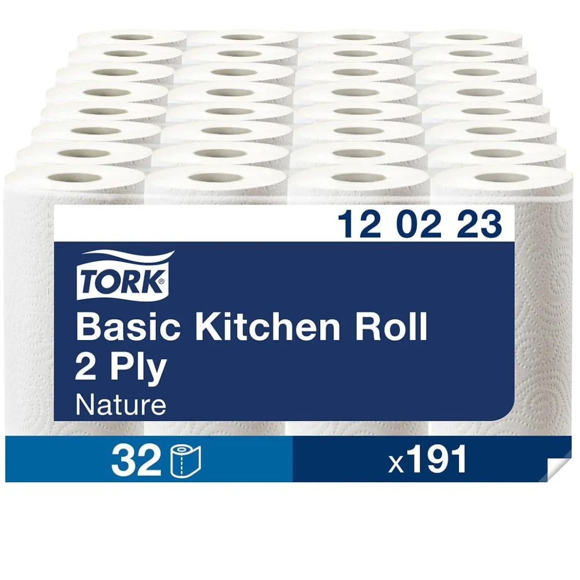Hushållspapper Tork Universal Basic 2-lg Ofärgad 26m