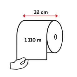 Industrirulle Katrin XL Plus 1-lg 320mm x 1110m