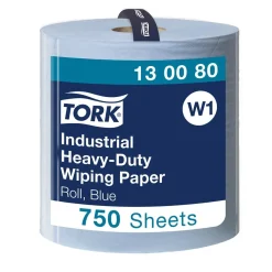 Industrirulle Tork W1 Avtork E-Kraft 3-lg Blå 369mm x 255m