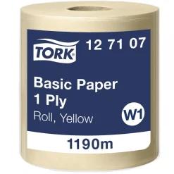 Industrirulle Tork W1 Basic 1-lg Gul 330mm x 1190m