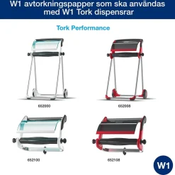 Industrirulle Tork W1 Mjuk 1-lag 430mm x 380m
