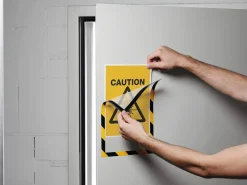 Inforam Durable Duraframe Mag Security Gul/Svart A4